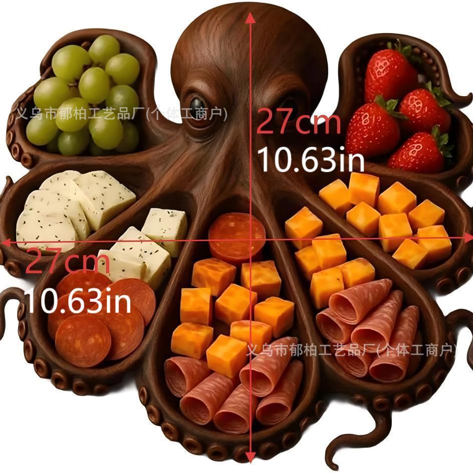 [ผลิตภัณฑ์ใหม่] Octopus Cooked Food Plater Fruit Platter [ขายร้อน]