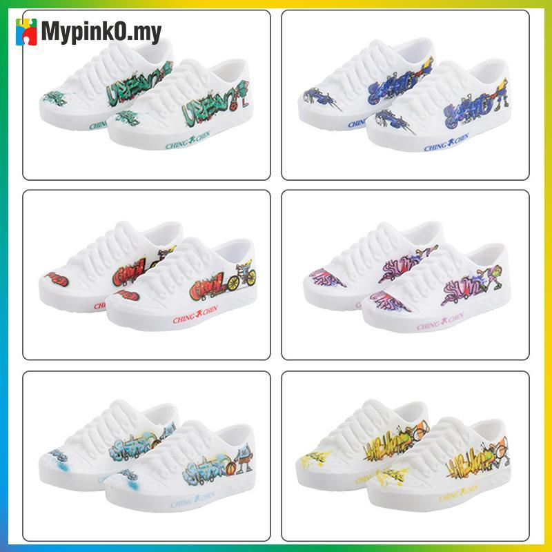 Mypink Finger Toy Shoes Mini Skateboard Shoes Sports Shoes Finger Scooter Kids Toy MY