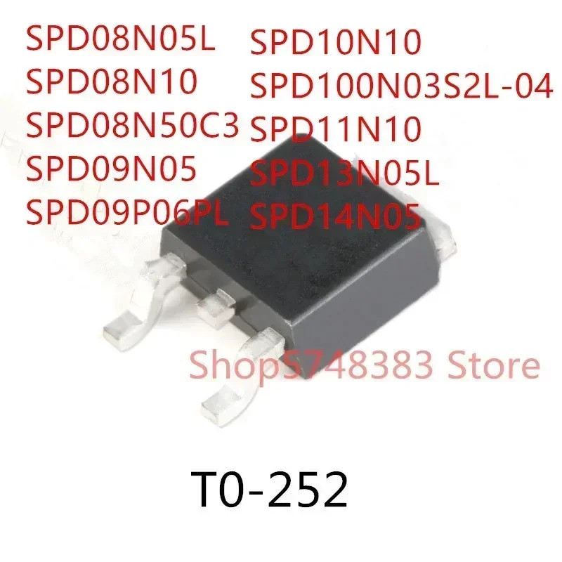 5PCS SPD08N05L SPD08N10 SPD08N50C3 SPD09N05 SPD09P06PL SPD10N10N100N03S2L-04 SPD11N10 SPD13N05L14N05