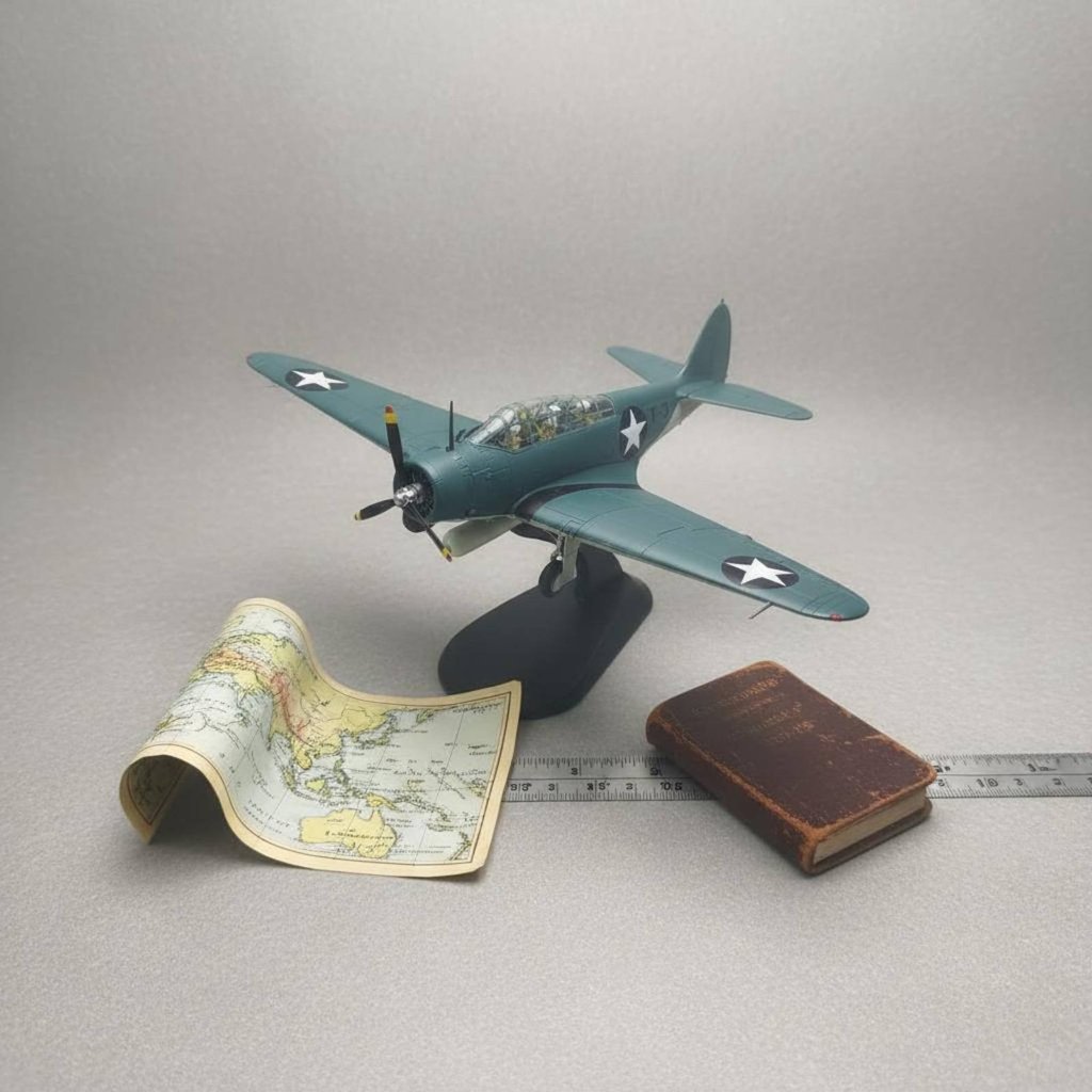 รายละเอียดสูง 1/72 Scale Devastator รุ่น Pre-Assembled TBD Devastator T-3 เครื่องบินรุ่นสําหรับนักสะ