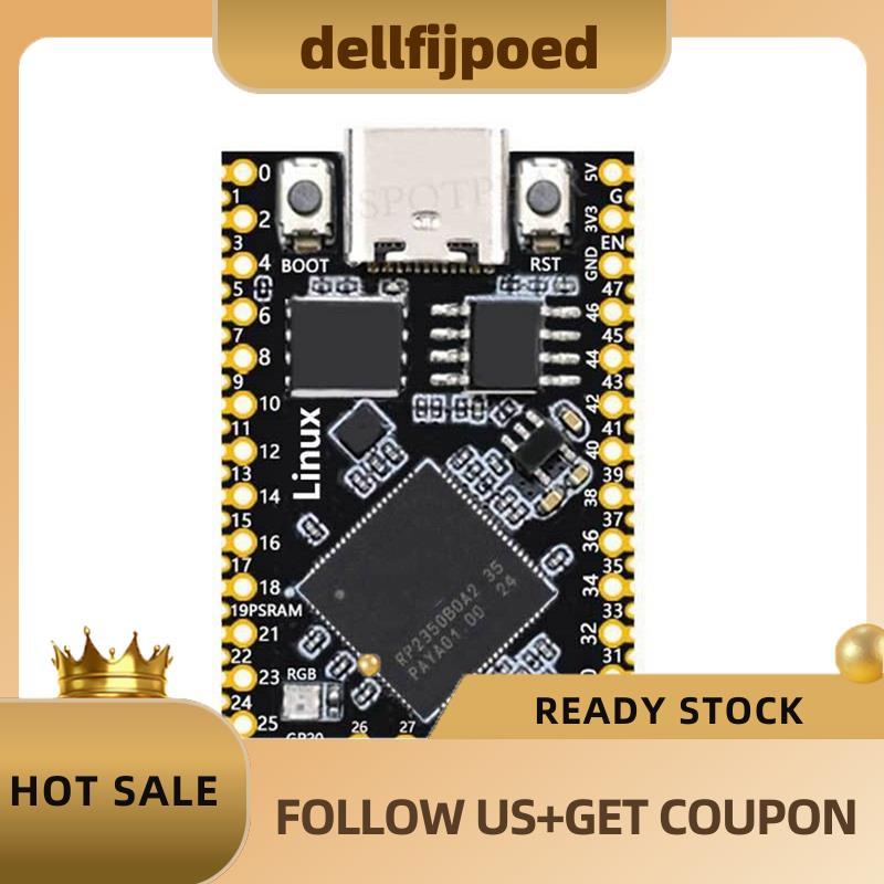 delfijpoed สําหรับ Linux สําหรับ 2 RP2350B Mini Development Board พร้อม PSRAM-8 MB Full 48 GPIOs Out