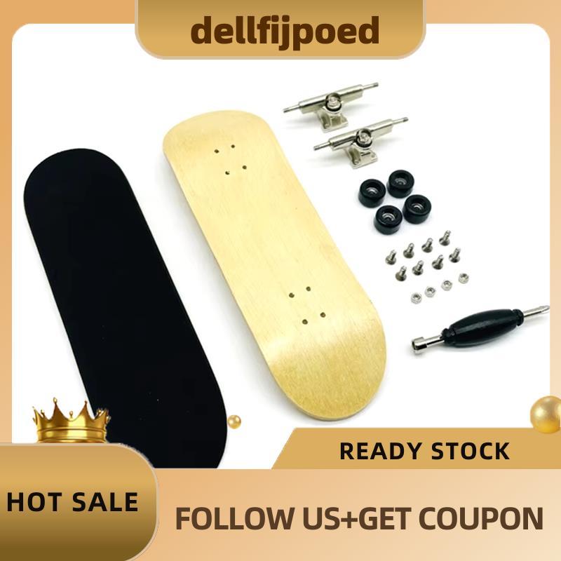 dellfijpoedFinger Skateboard Compact Design Play onHand Fingertip การออกกําลังกาย