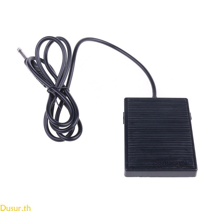 Dusur เปียโนอิเล็กทรอนิกส์ Foot Sustain Pedal Controller Switch สําหรับ Damper เหยียบเปียโน Sustain 