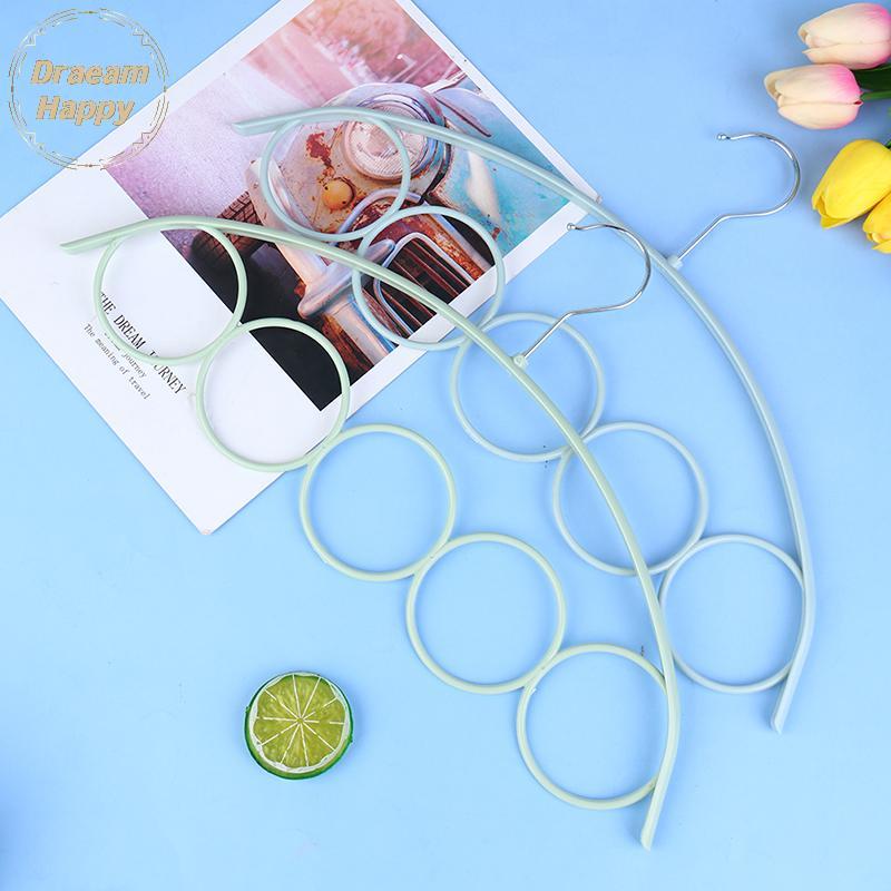 DH 1 ชิ้นผ้าพันคอแขวนสําหรับผ้าพันคอพลาสติกวงกลม Ne Tie ผ้าพันคอแขวน TH
