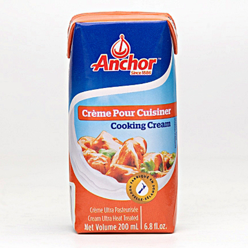 แองเคอร์ครีมปรุงอาหาร 200มล. Anchor Cooking Cream 200ml. [หมายเลขบาร์โค้ด 9415262905870 ]