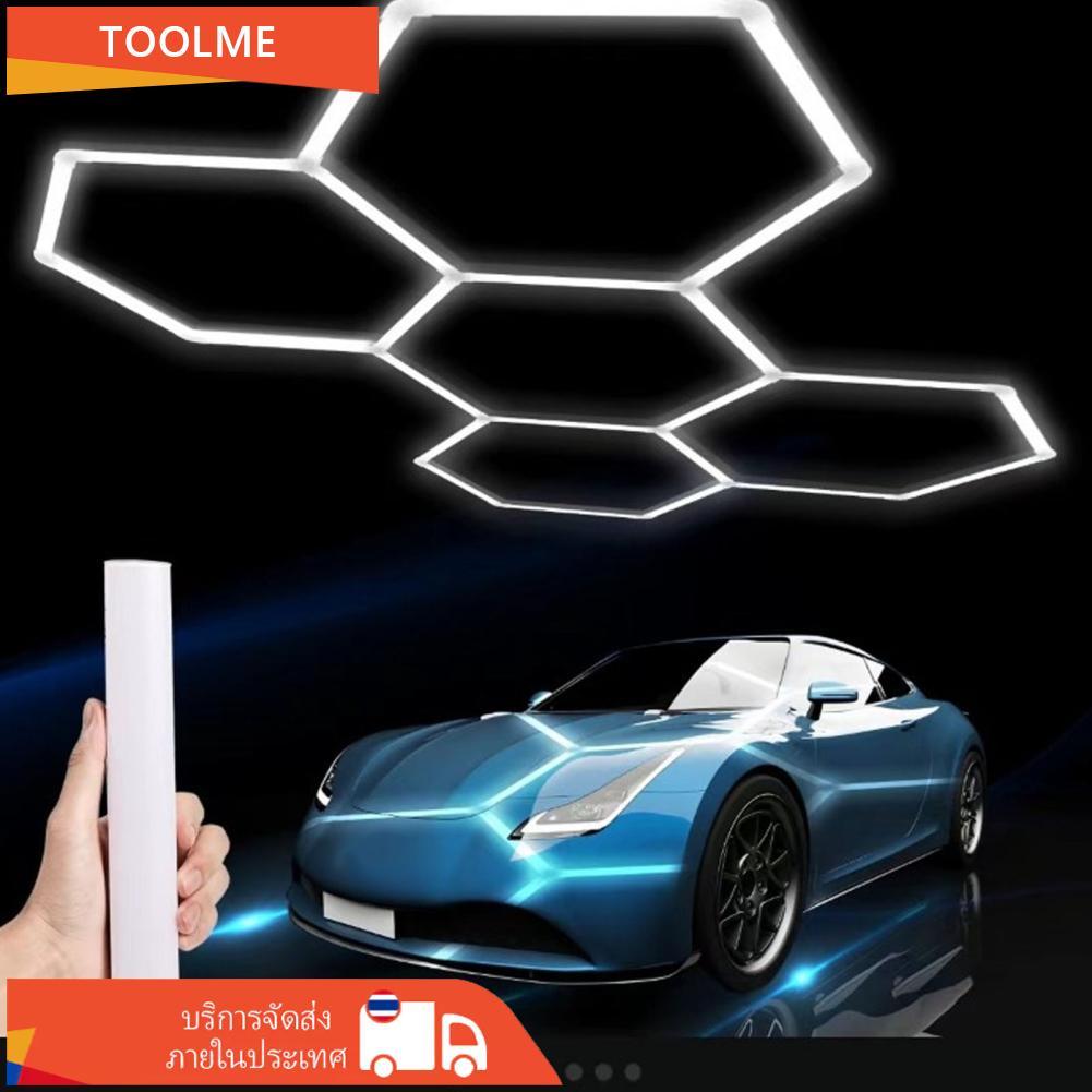 หกเหลี่ยมชุดติดตั้งแบบยืดหยุ่น 120 ° V และ Y Connector Wall LED Strip IP54 กันน้ำ 17280LM 6500K สำหร