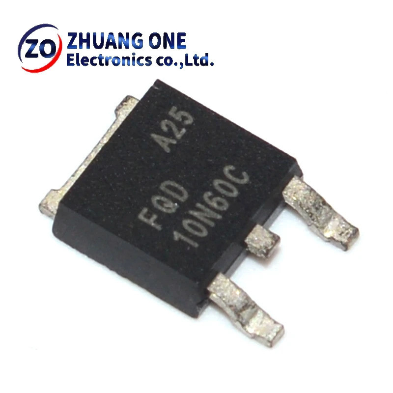 5PCS FQD1N60C 1N60C FQD2N60C 2N60 FQD4N60C 4N60C FQD5N60C FQD6N60C FQD7C ทรานซิสเตอร์FQD60C 20D60C P