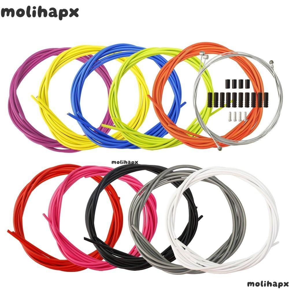MOLIH จักรยานเบรค/Shift Line, Multicolor PVC MTB จักรยาน Derailleur ลวด,ขี่จักรยานอุปกรณ์เสริม Universal Tube Line ท่อ Derailleur/ชุดเบรค