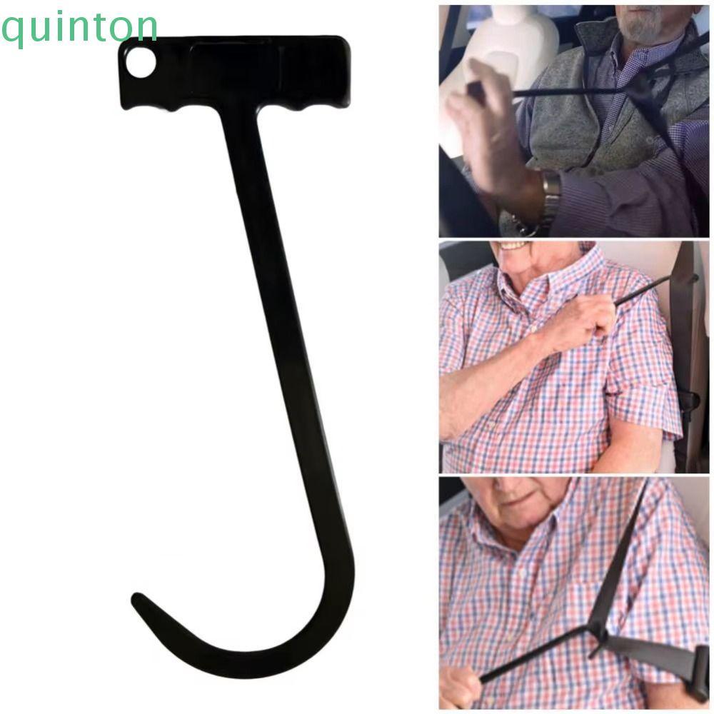 QUITON Seniors Seatbelt Catcher, Universal ใช้งานง่ายผู้สูงอายุ Seatbelt Puller, คุณภาพสูงสะดวกแบบพก