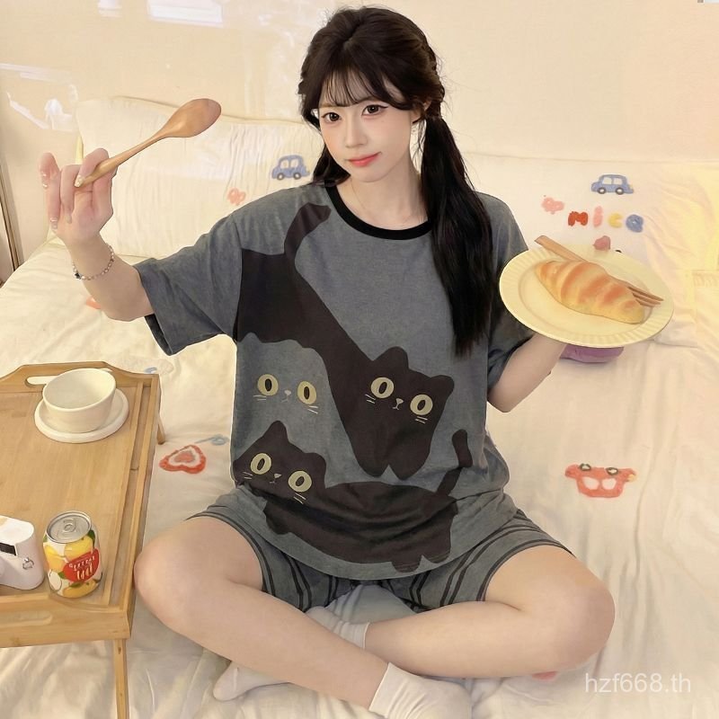 ยอดนิยมchikawaชุดนอนผู้หญิงฤดูร้อนสไตล์ใหม่กางเกงขาสั้นแขนสั้นchikawaการ์ตูนchikawaนักเรียนมัธยมต้นเ