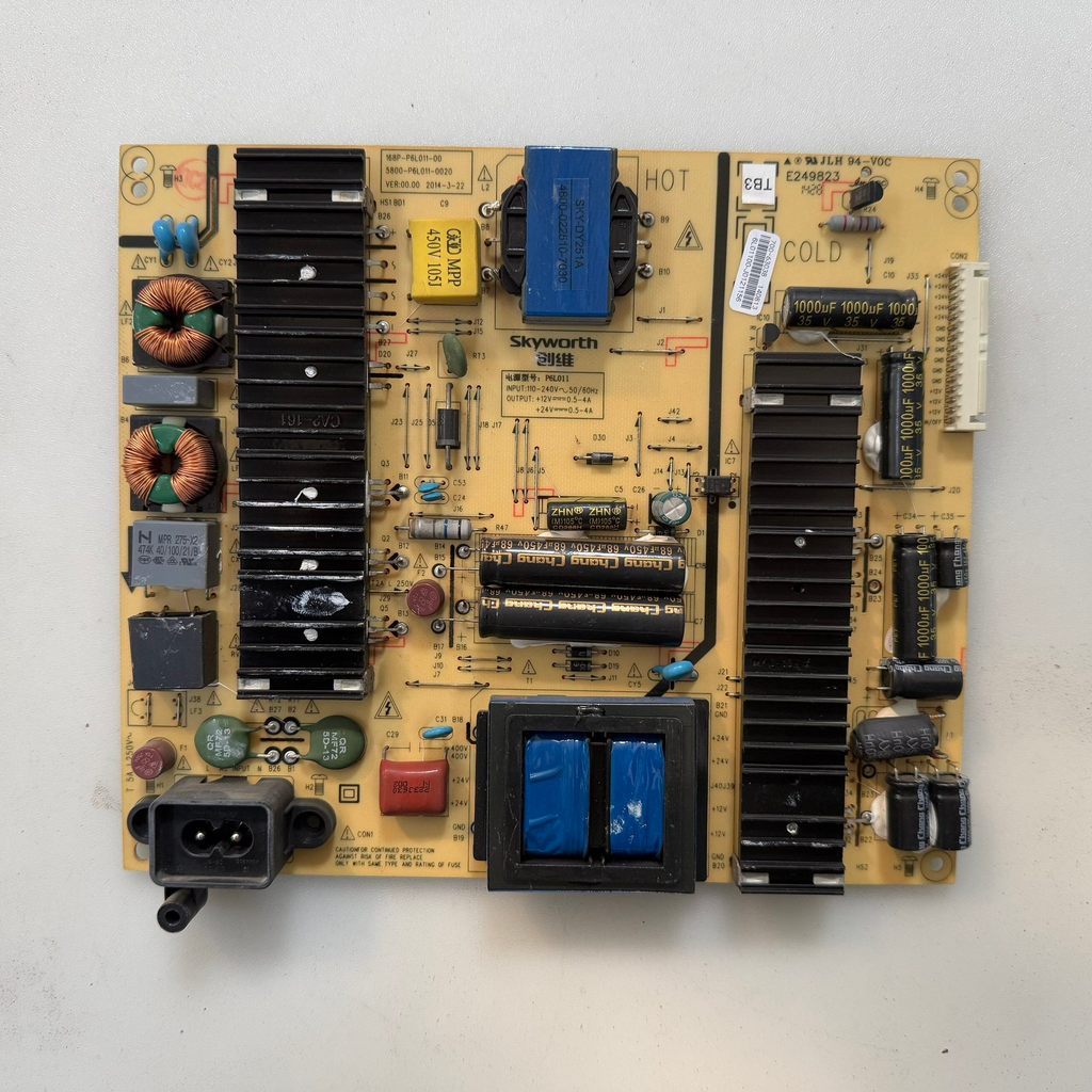 Chuangwei 49/55E710U 690U Power Board 168P-P6L011-00 5800-P6L011-0020 พร้อมส่ง