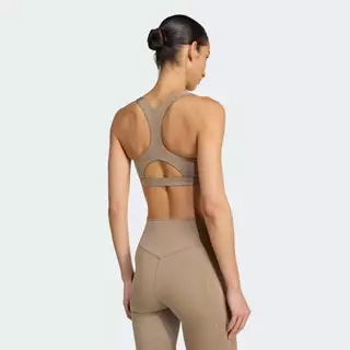 adidas Gym & Training บราซัพพอร์ตระดับปานกลาง Optime Essentials ผู้หญิง สีเบจ KS8516