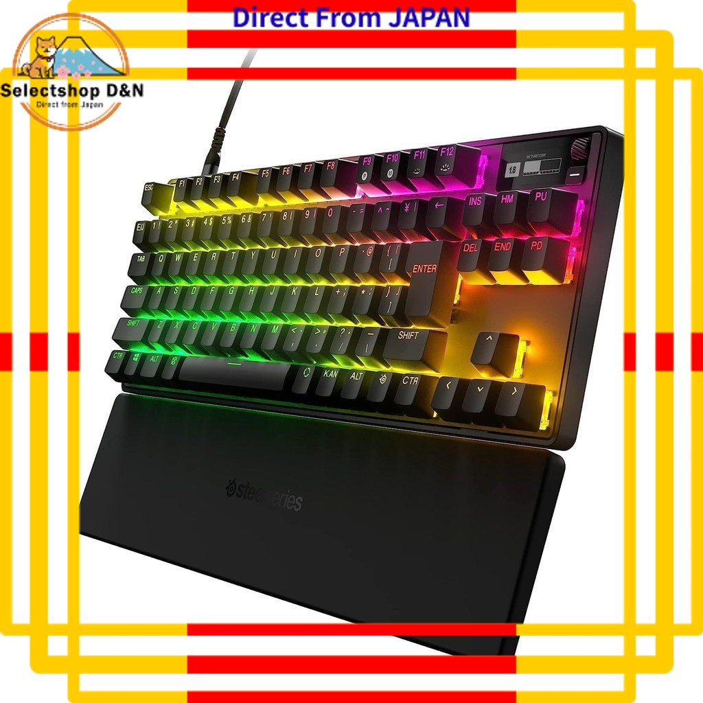 SteelSeries Rapid Trigger Gaming Keyboard Tenkeyless Wired Japanese Layout OmniPoint Switch Organic 