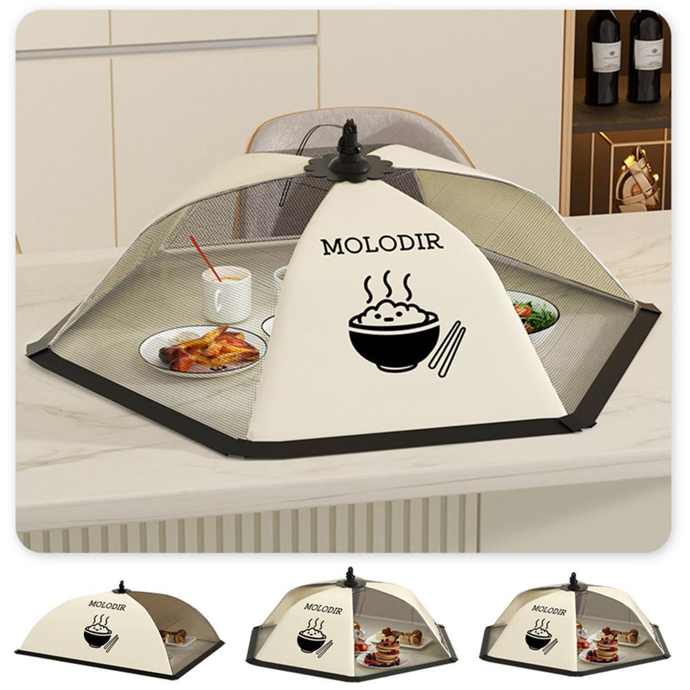 ฝาครอบอาหาร Saji Cover Food Cover Kitchen ฝาครอบอาหารแบบพับได้ V2z4