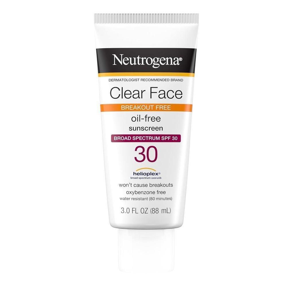 Rohto Beauty Clear Facial Sunscreen Lotion เหมาะสําหรับผิว Acne-Prone,Broad Spectrum SPF30ครีมกันแดด