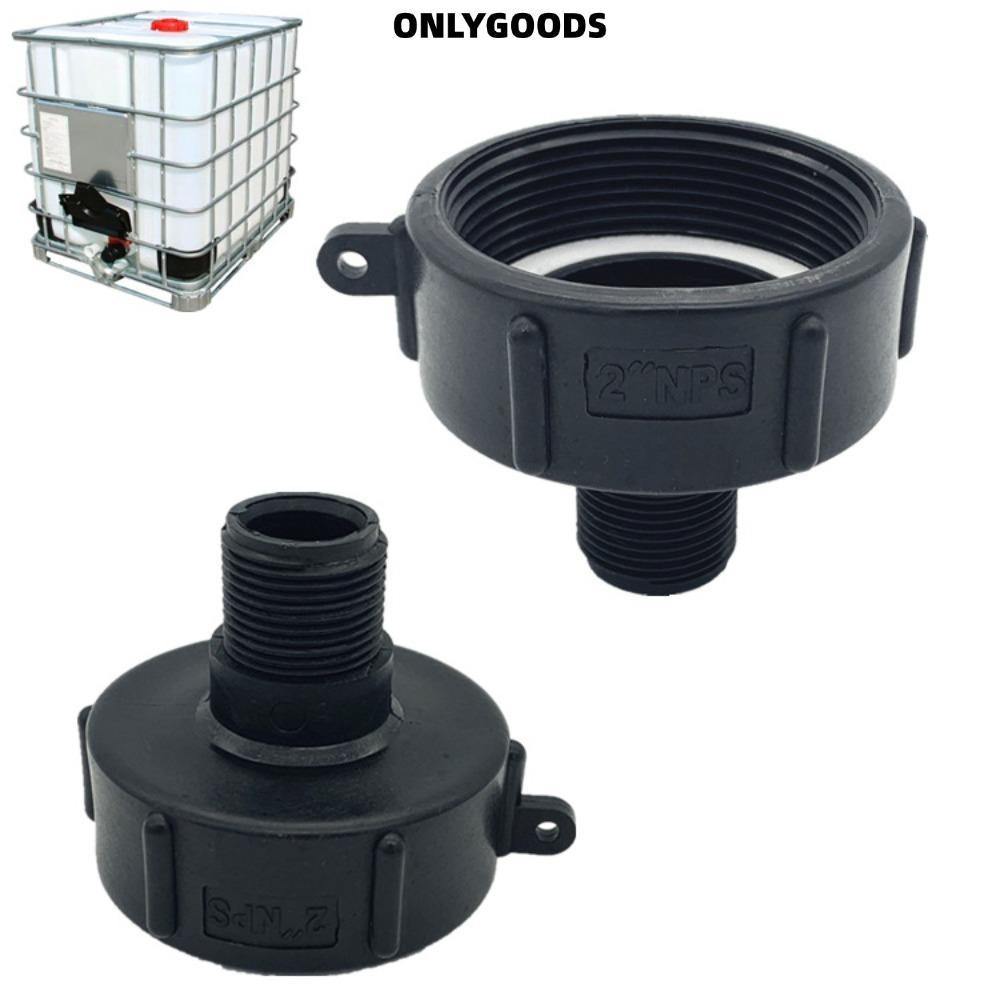 เท่านั้นGOODS IBC อะแดปเตอร์ถัง, IBC พลาสติก IBC ตัน Barrel Connector, สวนน้ําตัวเชื่อมต่อ S60 ด้ายละเอียดข้อต่อท่อถังน้ํา