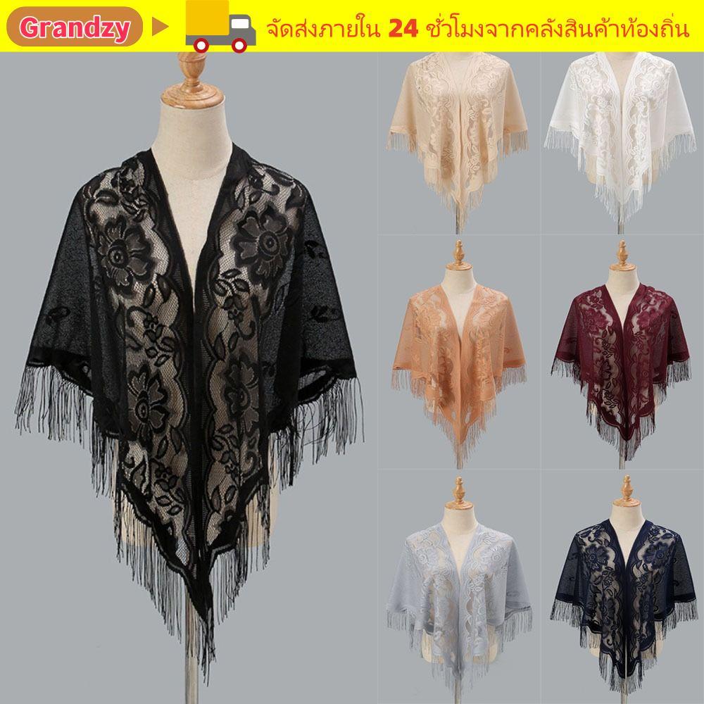 GRANDZY ผ้าคลุมไหล่ Tulle สไตล์หรู สำหรับงานแต่งงานและเจ้าสาว