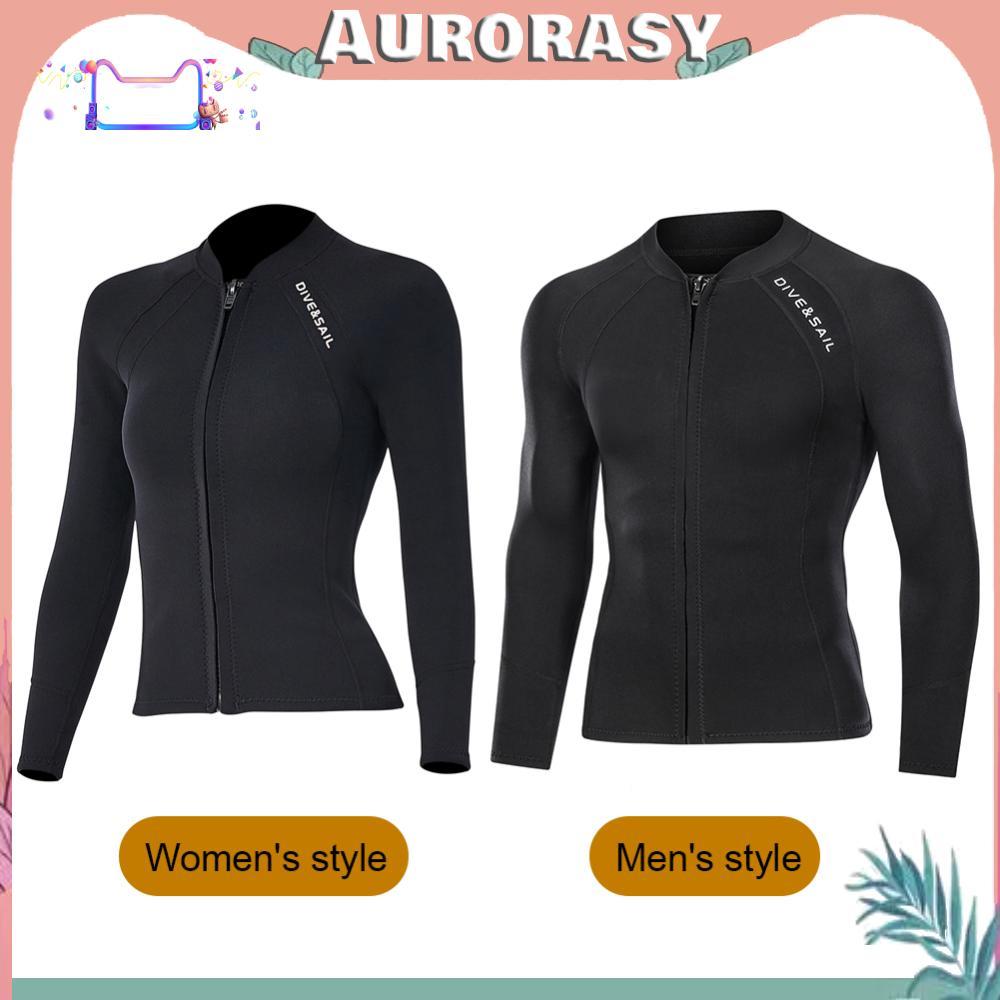 DIVE SAIL Wetsuit เสื้อแจ็คเก็ตผู้หญิงดําน้ําดําน้ําดูปะการังท่องว่ายน้ําซิป Tops