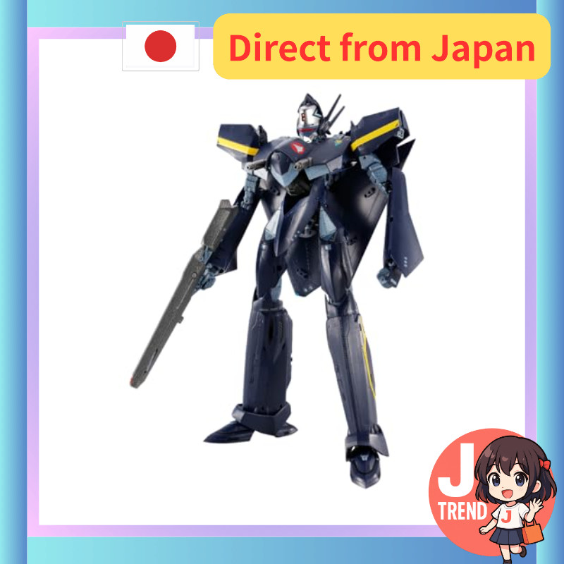 TAMASHII NATIONS DX Chogokin Macross 7 VF-17S Nightmare Stealth Valkyrie (Gumlin Kizaki Unit) Approximately 250 mm, ABS & Metal & PVC, Painted Articulated Figure[Direct from Japan]