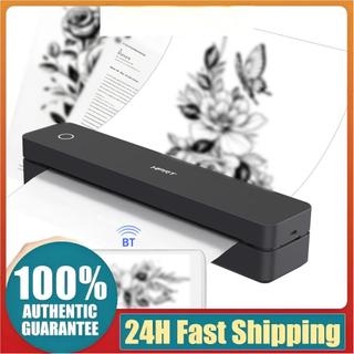 Tattoo Stencil Printer A4 Thermal with 10pcs Transfer Paper Support Bluetooth App for 107mm/210mm/216mm/ US Letter Size Compatible IOS Android Laptop Black