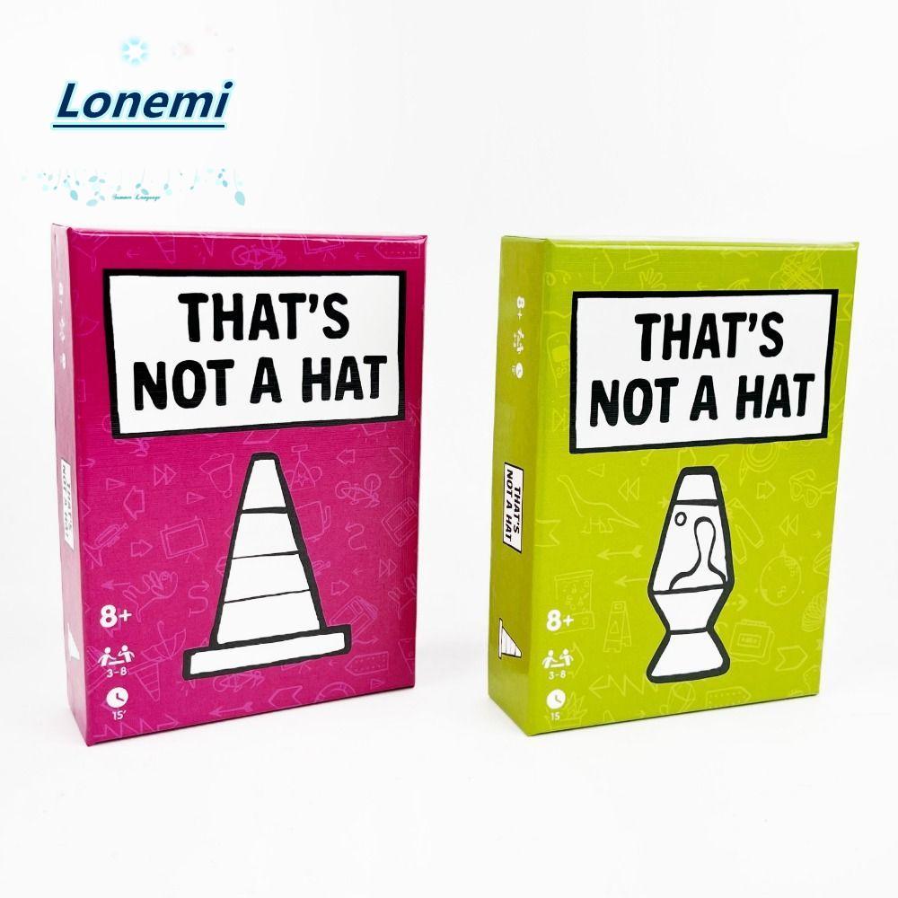 LONEMI Thats Not a Hat Game, Extended Unique Design Happy Party Game, English Version 3-8 Players Pa