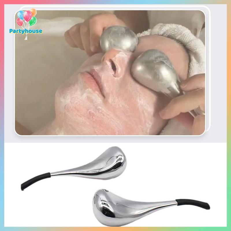 UVIG> Ice Globes เครื่องมือดูแลผิวหน้าสําหรับใบหน้าและตาสแตนเลสความงาม Cryo Stis สําหรับผู้หญิง Cool