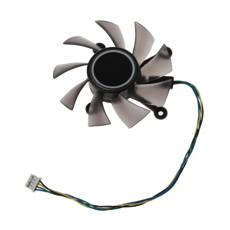 ร128015SU 75 มม.4pin 4x43 มม.สําหรับ EAH5830/6850/8600/9800 GTS 260/450/460 HD7850 กราฟิกการ์ดพัดลมร