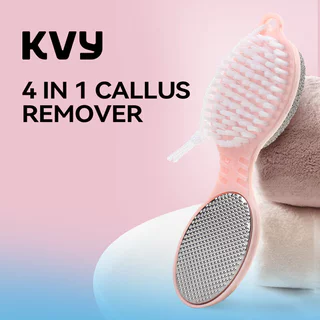 KVY 4in1 Callus Remover 1pc แปรงขัดส้นเท้า 4in1 มี 4 หัวในด้ามเดียว.