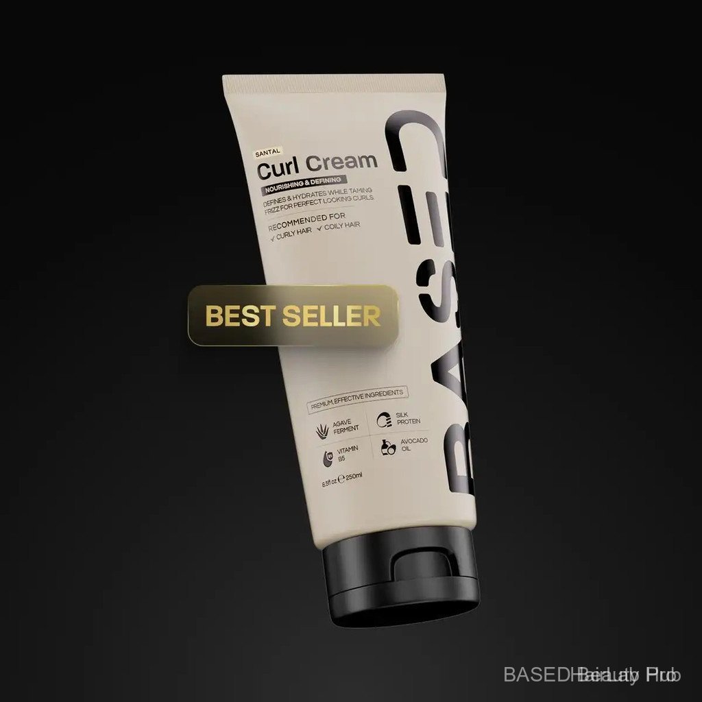 ครีมจัดแต่งผมลอน (Curl Cream) 250ml ให้ผมลอนชัดเจน บำรุงผมลึก ลดผมขัดขวาง ให้ผมนุ่มสลวยและวาว สำหรับผมลอนและผมหยิก