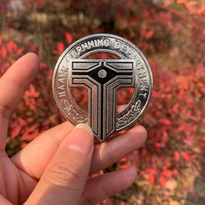 /Delta สินค้าการกระทํา Jagged Warden Badge Warden Token Warden หน้าอกคอสเพลย์ Props WRYAA