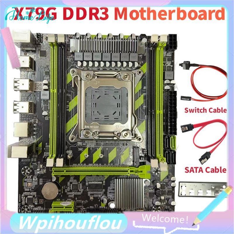 [HoME&life] X79G DDR3 เมนบอร์ดสําหรับเล่นเกม LGA2011 4XDDR3 RECC Slots M.2 NVME PCI-E X16 SATA3.0 X7