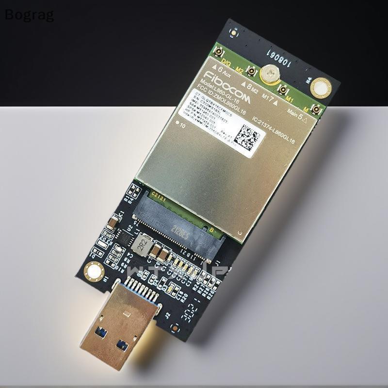 [Bogr] 1 ชุด DW5821E M2-NGFF DW5811e DW5816E EM7455 L860-GL USB3.0 การ์ดขยายสําหรับ 3G/ 4G/ 5G LTE โ
