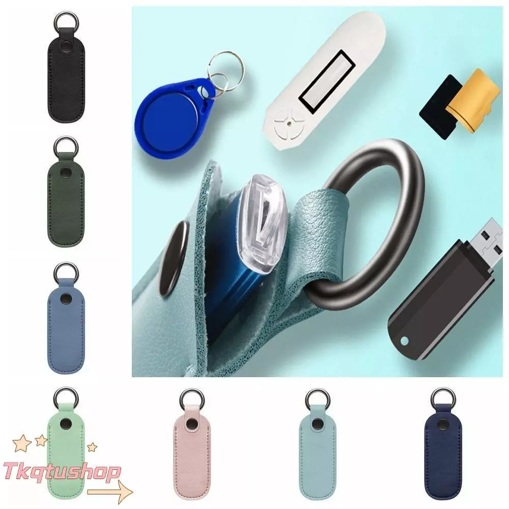 IMIHAN1 กระเป๋าเก็บของฝาครอบป้องกันหนัง Pendrive USB แฟลชไดรฟ์