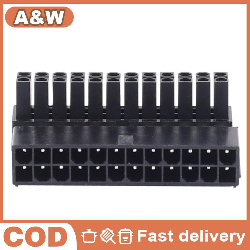 ATX 24Pin 90 องศา 24pin ถึง 24pin ปลั๊กโมดูลอะแดปเตอร์สําหรับสาย PSU