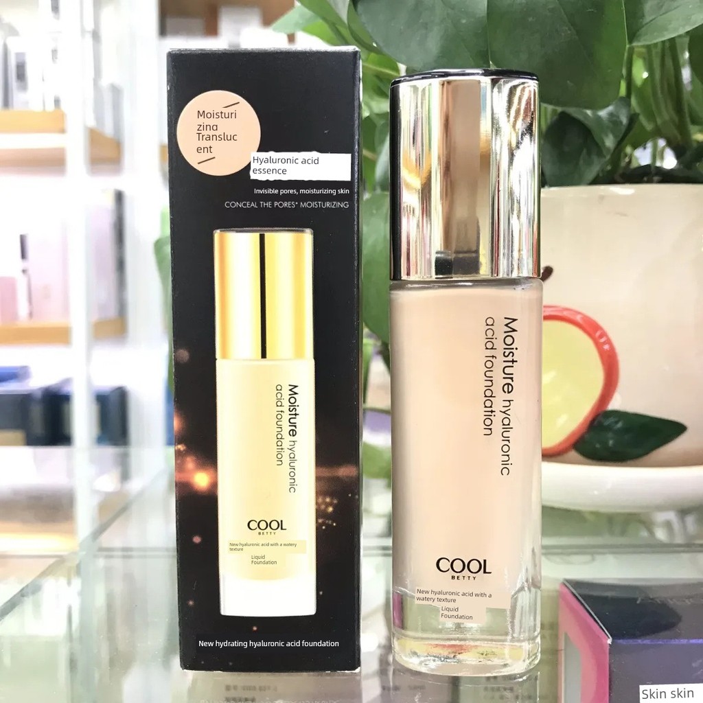 รองพื้น ไพรเมอร์ สวยความงาม New Face Water Hyaluronic Acid Liquid Foundation คอนซีลเลอร์ Moisturizin