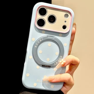 สีซิลิโคนเหลวปิดกั้น 360° เคสขายึดหมุนได้สําหรับ ไอโฟน 17 16 15 14 มือโปร สูงสุด ฝาครอบกันกระแทกแม่เหล็ก