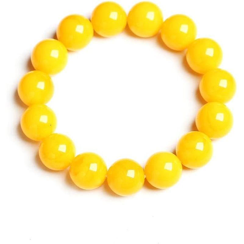 w White Honey 108 Buddha Beads Ball Beads Bracelet Bracelet Men and Women Second-Generation Beeswax 