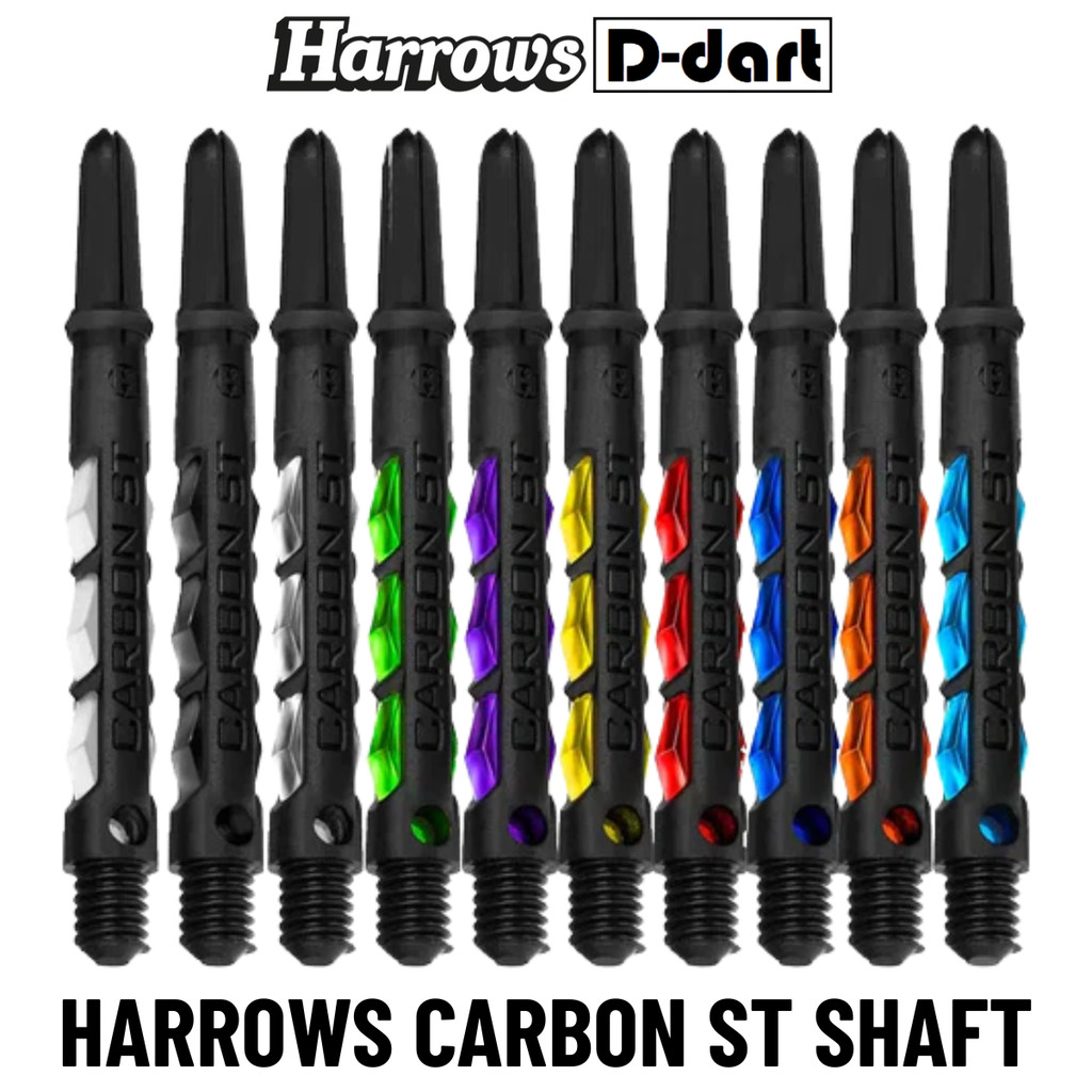 Harrows Dart Shaft - คาร์บอน ST DART SHAFT/STEM สําหรับ SOFT TIP และ STEEL TIP DART