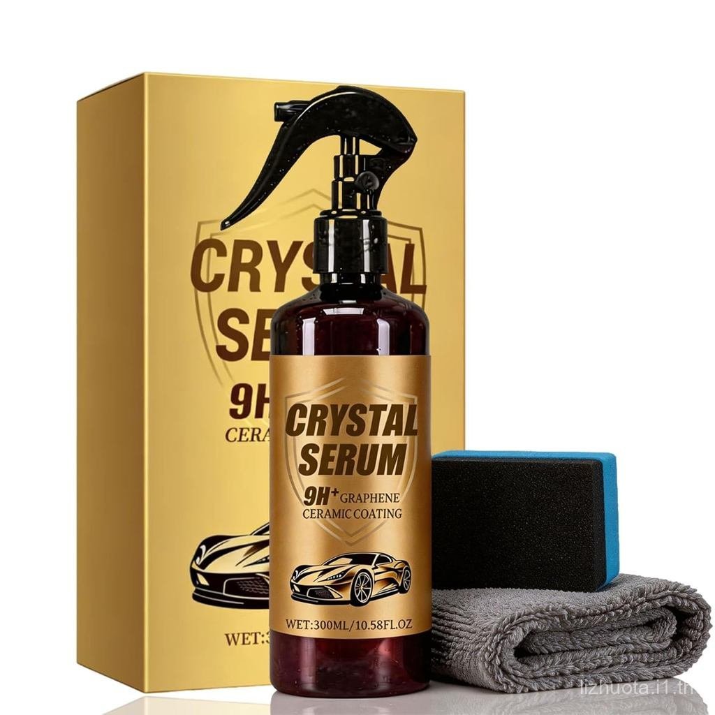 PTZ Crystal Serum, 300ml Advanced Graphene Ceramic ting สําหรับรถยนต์, 9H Graphene Ceramic ting, Nan