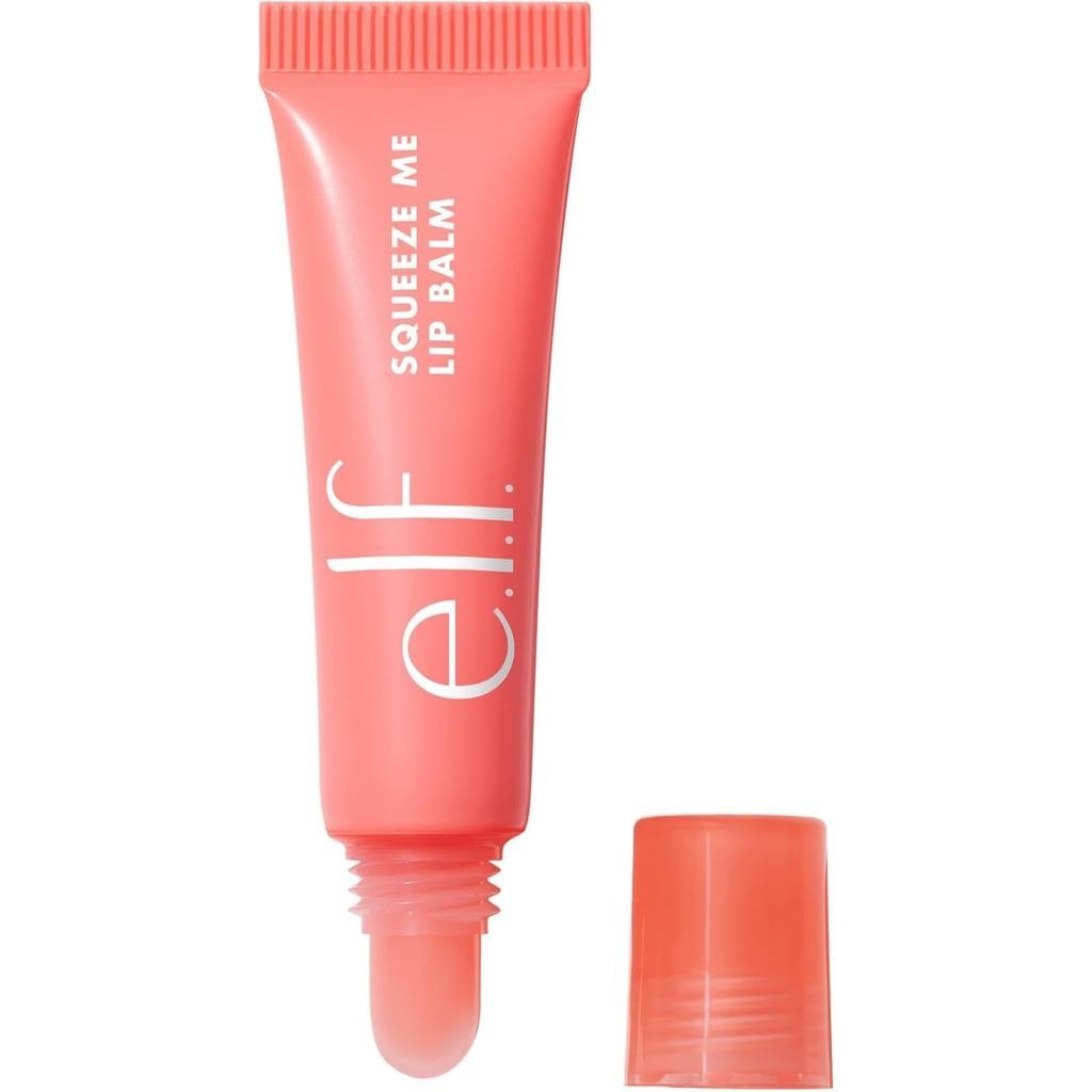 ElfSqueezeMeLipBalm,MoisturizingLipBalmforASheerTintofColor,InfusedwithHyaluronicAcid,Vegan&Cruelty-