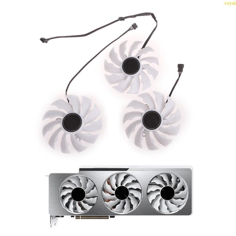 (ส่วนลดสูง)oyalking.th พัดลมระบายความร้อนกราฟิกการ์ดสําหรับ GIGABYTE RTX3070ti 3080ti 3090 VISION
