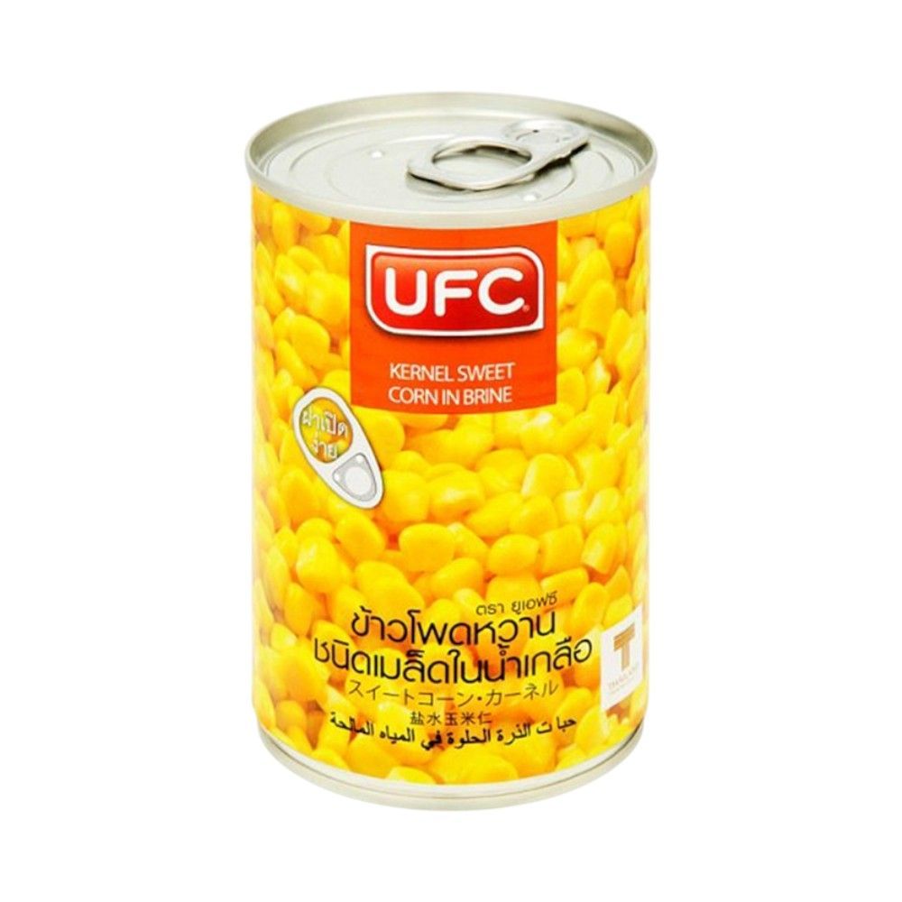 [สินค้าส่งด่วน] ยูเอฟซี ข้าวโพดหวานชนิดเมล็ดในนำเกลือ410 UFC KERNEL SWEET CORN IN BRINE 410G.