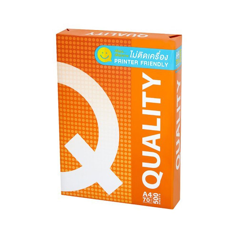[สินค้าส่งด่วน] QUALITYกระดาษถ่ายเอกสาร70แกรม (ส้ม) QUALITY COPY PAPER 70G.(ORANGE)