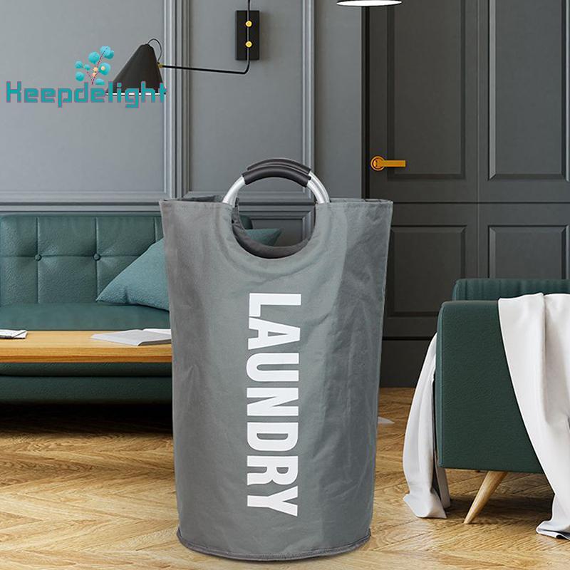 [Keepdelight] 90L Super Laundry Basket Oxford Fabric Waterproof Laundry Bag With Handle Basket