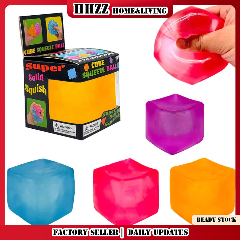 ใหม่ Nice Cube Sensory Squeeze ของเล่น Soft Sensory Play ความเครียดบรรเทา Fidget Cube เด็กและผู้ใหญ่ของเล่นของขวัญ