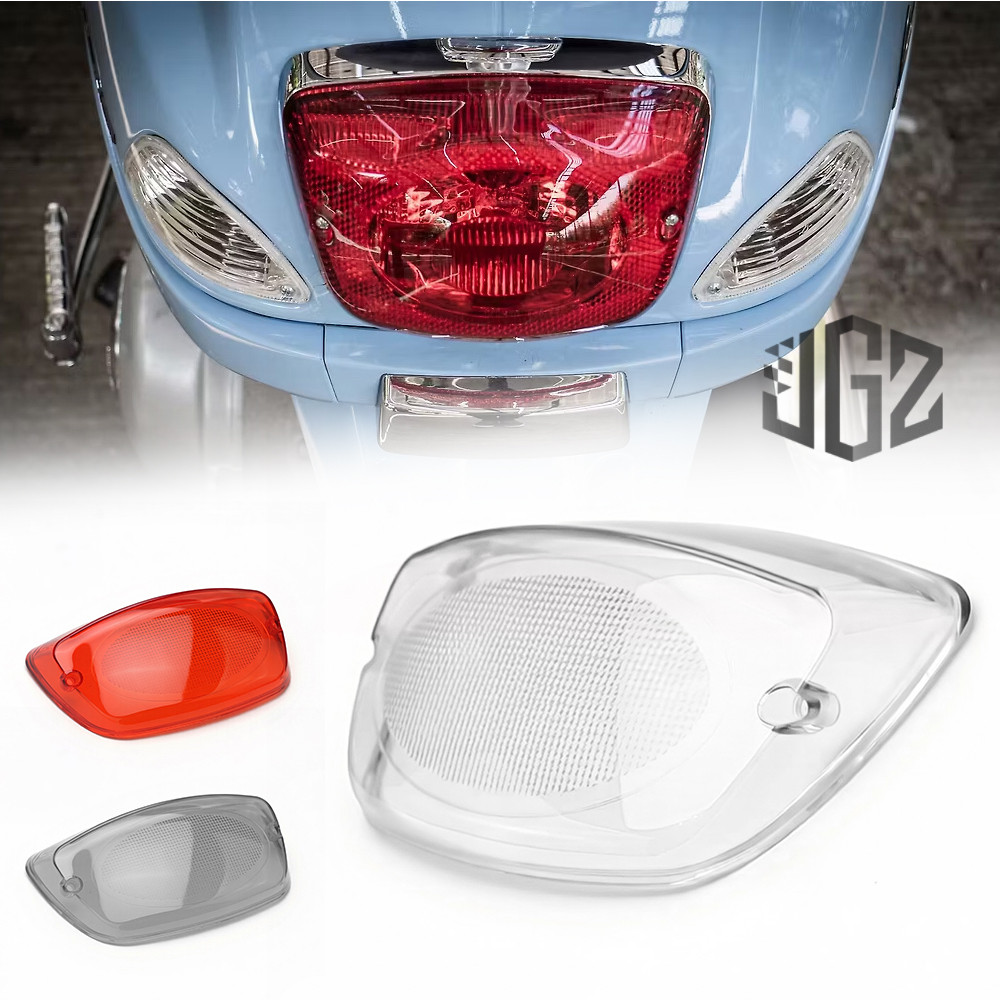 สําหรับ Vespa S125 S150 LX125 LXV ฝาครอบไฟท้ายด้านหลังโคมไฟย่าง PC Housing