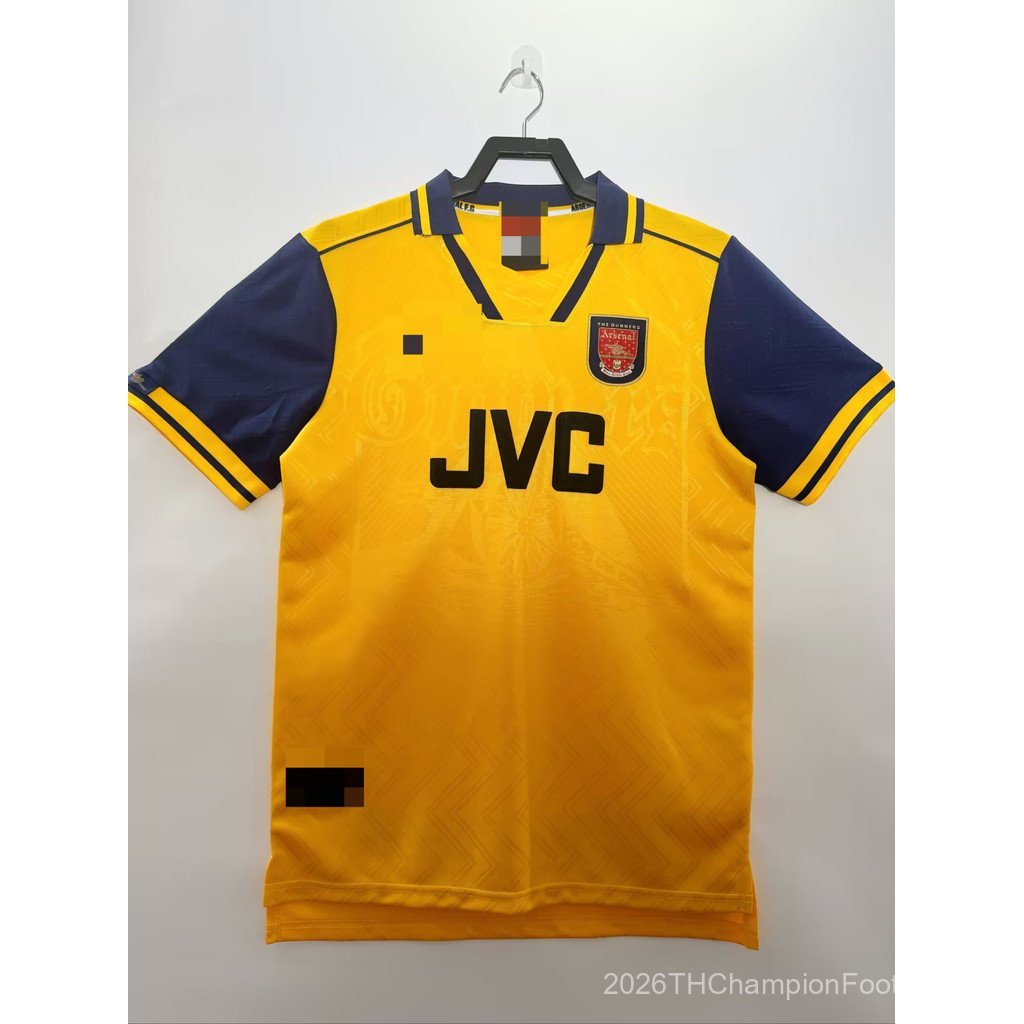 Retro SSS+S-XXL 1996-97 Arsenal Away Retro เสื้อฟุตบอลแขนสั้น