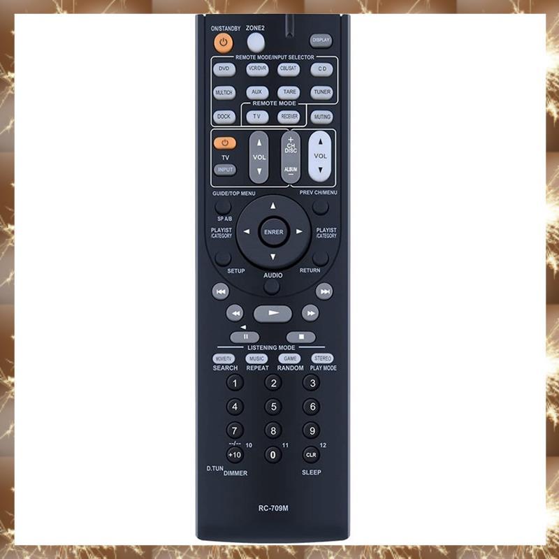 (YM N)1 ชิ้น RC-709M รีโมทคอนโทรลเปลี่ยน ABS สําหรับตัวรับสัญญาณ AV RC-737M RC-765M TX-SR507 TX-SR60