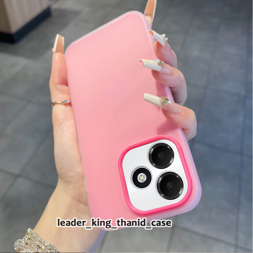 เคสมือถือ สำหรับ OPPO A6C A6S A6X A6T Pro A6 4G/5G เคส2ชั้น สีพื้นพาสเทล สีสันสดใส ป้องกันกระแทกดี เปิดเลนส์กล้อง 057