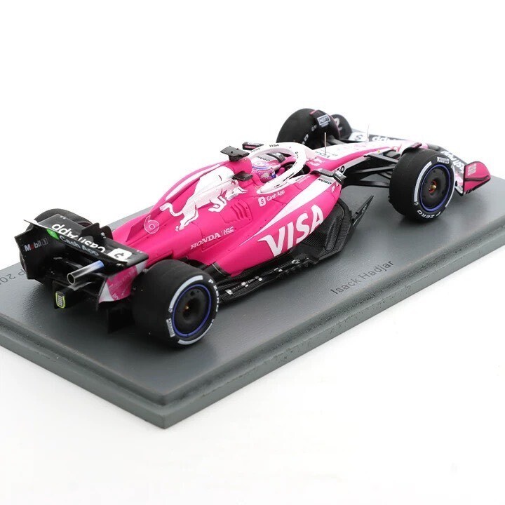 [ใหม่ในเดือนพฤษภาคม] รถโมเดล Spark F1 1/43 Little Red Bull VCARB 02 Hajar 2025 รางวัล Miami